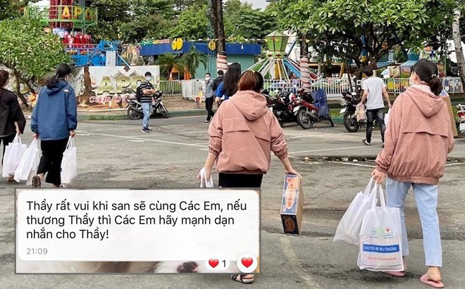 Tin nhắn bất ngờ của thầy giáo giữa mùa dịch khiến ai cũng cảm động: 'Bạn nào khó khăn thì nhắn cho thầy' Ảnh 2