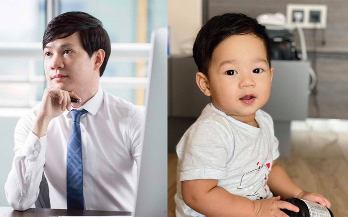 Con trai Hoa hậu Đặng Thu Thảo hiếm hoi lộ diện, 'thần thái' đẹp trai chẳng thua kém bố Ảnh 2