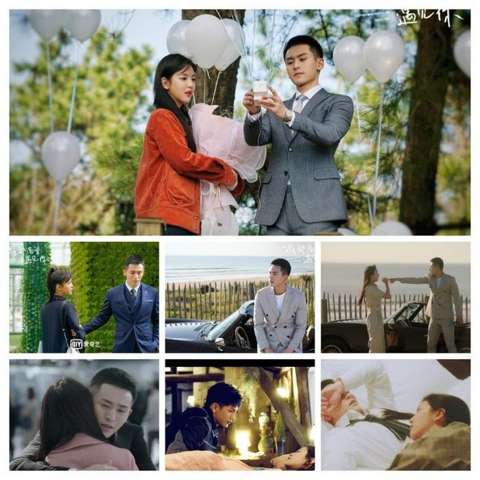 Những phân cảnh ngọt ngào của Trương Triết Hạn và Chương Nhược Nam trong phim. 