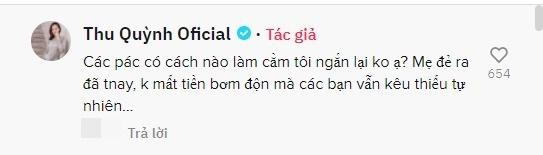 Thu Quỳnh 'Hương vị Tình Thân' gây sốc với chiếc cằm dị dạng, 'xuyên thủng vạn vật' Ảnh 6