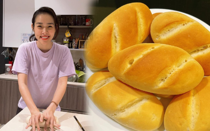 Ở nhà mùa dịch, Diệp Bảo Ngọc làm bánh mì vừa ngon vừa đẹp Ảnh 2