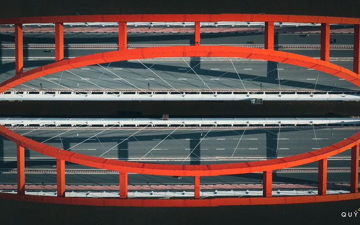 Chùm ảnh: Một Sài Gòn thú vị với góc nhìn từ không trung trong những ngày giãn cách Ảnh 2