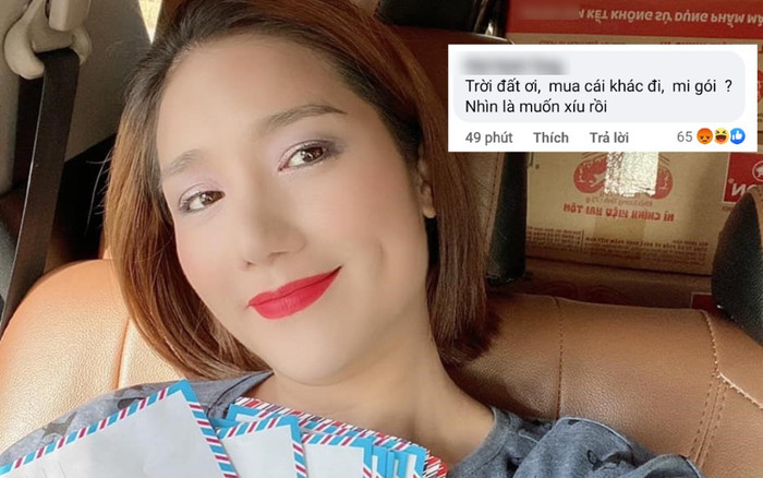 MC Cát Tường bị mỉa mai vì ủng hộ mì gói làm từ thiện: 'Mua cái khác đi, nhìn là muốn xỉu rồi' Ảnh 2