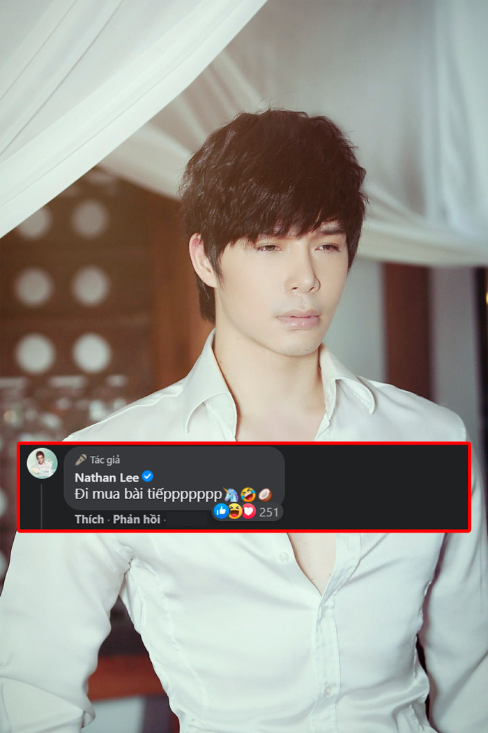 Nathan Lee tuyên bố thêm dưới bình luận.