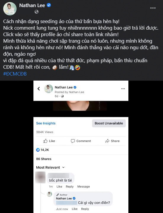 Pha bóc mẽ của Nathan Lee.