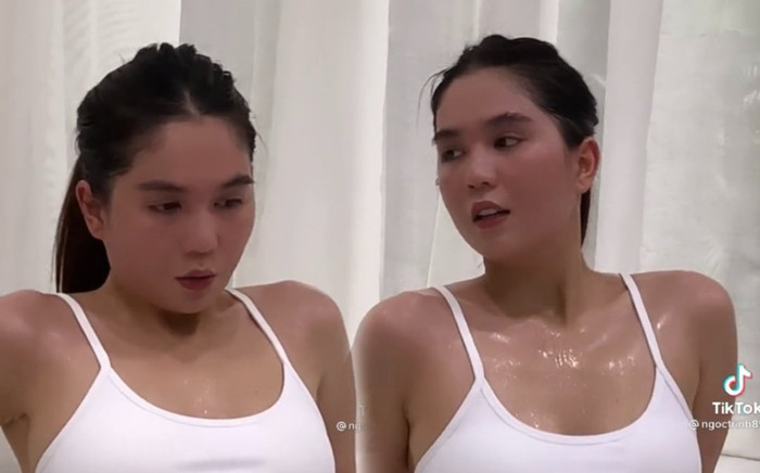 Ngọc Trinh đăng clip tập luyện hừng hực mồ hôi nhễ nhại nhưng vẫn đầy nóng bỏng Ảnh 2