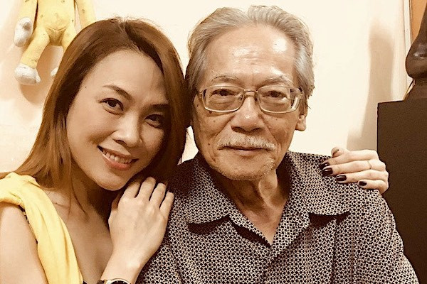 Mỹ Tâm và NSƯT Đào Quốc Trụ.