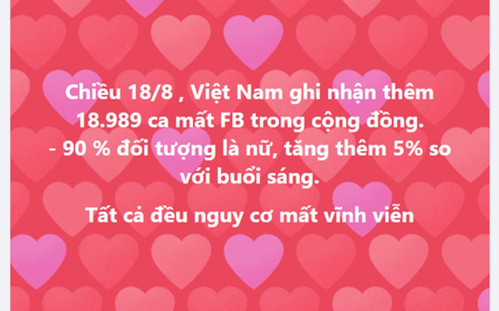 Thực hư thông tin 90% tài khoản Facebook bị khóa là của 'chị em phụ nữ' Ảnh 2
