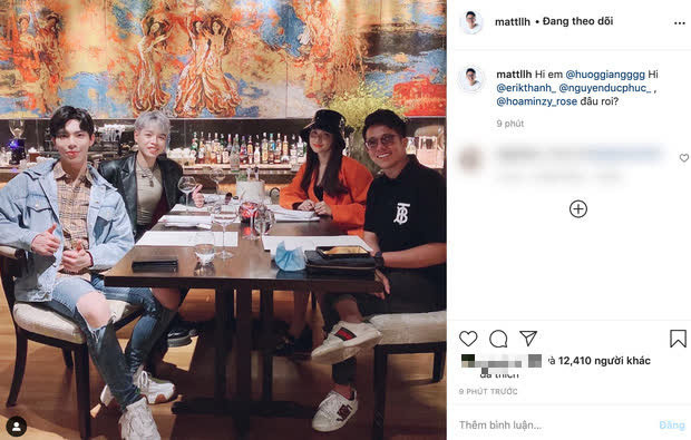 Với bão thị phi đầu tiên này, cả Hương Giang và Matt Liu đều lập tức có động thái chứng minh tình cảm và 'bảo vệ' cho đối phương.