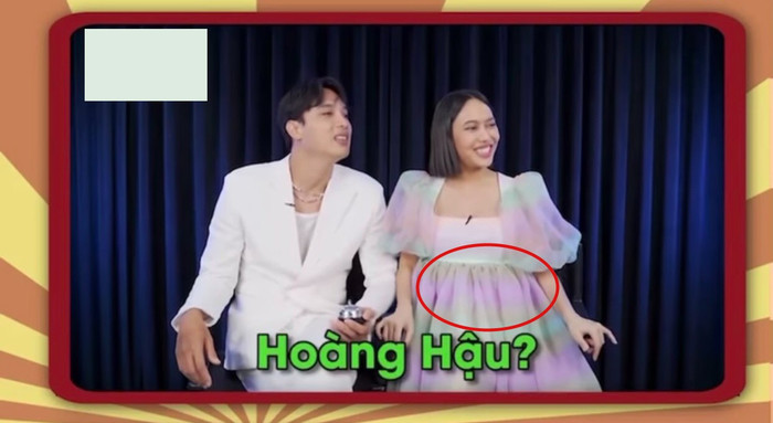 Trong lần lên sóng cách đây không lâu, Diệu Nhi diện chiếc đầm thùng thình.