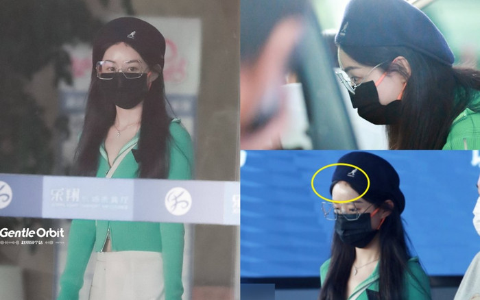 Triệu Lệ Dĩnh xuất hiện gầy guộc, kém sắc ở sân bay, cặp mắt sưng húp khiến fan lo lắng Ảnh 2