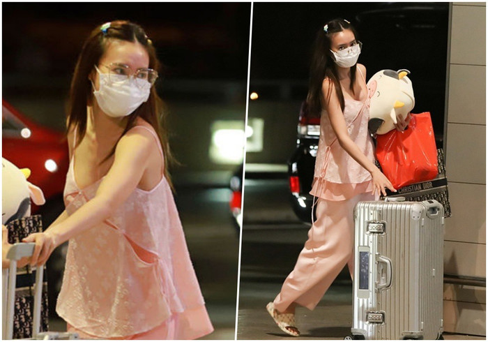 Ninh Dương Lan Ngọc nhận chỉ trích với bộ cánh thoải mái, nhiều người cho rằng trông như đồ ngủ. 