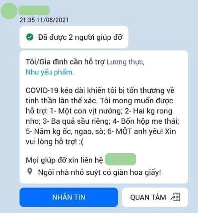Người này muốn có một bữa tiệc hải sản... và một anh người yêu.