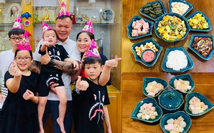 Bà xã xinh đẹp 'Quả bóng vàng 2008' Dương Hồng Sơn khoe bếp xịn xò với vô vàn món ngon Ảnh 2