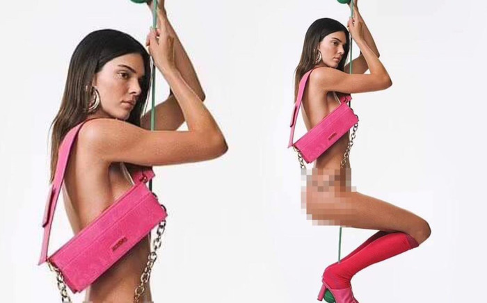 Chân dài triệu đô Kendall Jenner đu dây như khỉ khoe 'quả đào' săn chắc trong bộ ảnh thời trang Ảnh 2