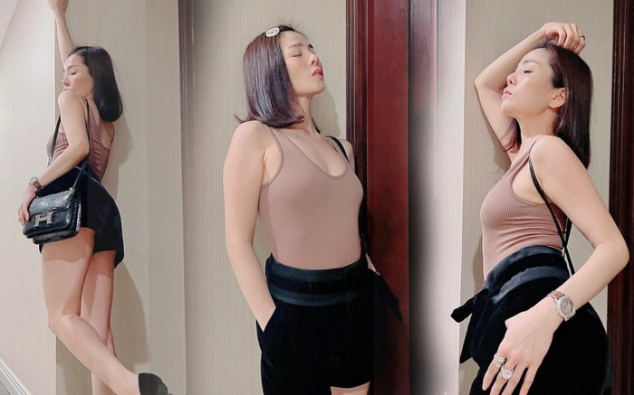 Lệ Quyên diện quần ngắn khoe chân thon nhưng cách tạo dáng vẫn gây đau mắt Ảnh 2