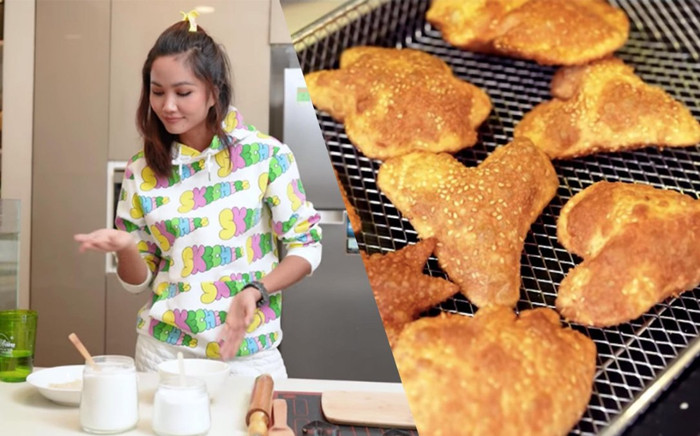 H'hen Niê làm bánh tiêu đủ hình dáng đáng yêu, nhìn là thèm! Ảnh 2