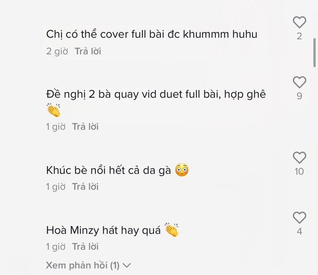 Netizen để lại bình luận so sánh Hòa Minzy giống với hiện tượng Trần Đức Bo.