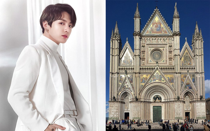 Jungkook (BTS) là nghệ sĩ K-Pop đầu tiên 'ăn mừng sinh nhật' tại nhà thờ Duomo của Ý Ảnh 2