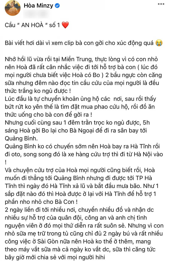 Nhận nuôi 100 trẻ em, Hòa Minzy không giấu sự vui mừng khi báo tin giữa mùa dịch Ảnh 3