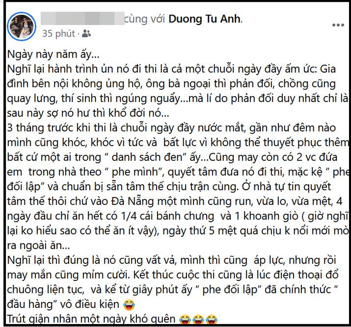 Mẹ ruột Á hậu Tú Anh tiết lộ quá khứ thi Hoa hậu đầy nước mắt của con gái Ảnh 2