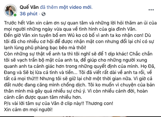 Bài viết của Quế Vân.