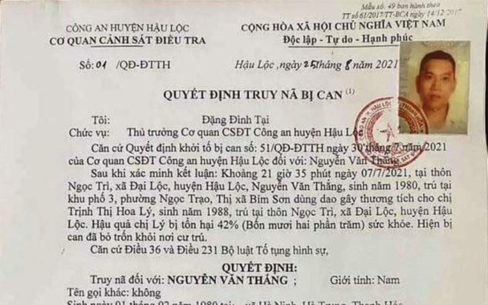 Truy nã người đàn ông chém vợ liên tiếp vào vùng mặt đến mức phải khâu 80 mũi Ảnh 2