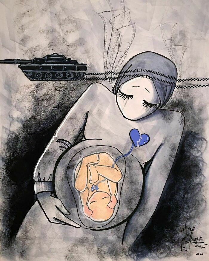 Rồi những đứa trẻ biết phải sống ra sao trong những ngày đầy tiếng bom đạn. Dường như chưa sinh ra nhưng trái tim của chúng đã cảm nhận được những mất mát, đau thương từ thế giới bên ngoài qua nỗi niềm của mẹ.