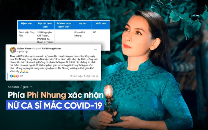 Phía Phi Nhung xác nhận nữ ca sĩ mắc Covid-19, mong khán giả cầu nguyện để cô vượt qua giai đoạn khó khăn Ảnh 2