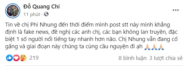 Quản lý Phi Nhung bức xúc về tin đồn nữ ca sĩ đã q.ua đời.