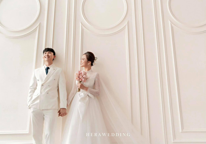 So kè bộ ảnh cưới của Mạnh Trường - Phương Oanh và Thu Quỳnh - Anh Vũ trong 'Hương vị tình thân' Ảnh 7