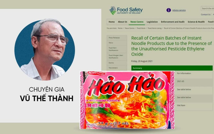 Chuyên gia Vũ Thế Thành: Vụ việc mì Hảo Hảo bị thu hồi, người tiêu dùng cứ tiếp tục... ăn mì gói Ảnh 2