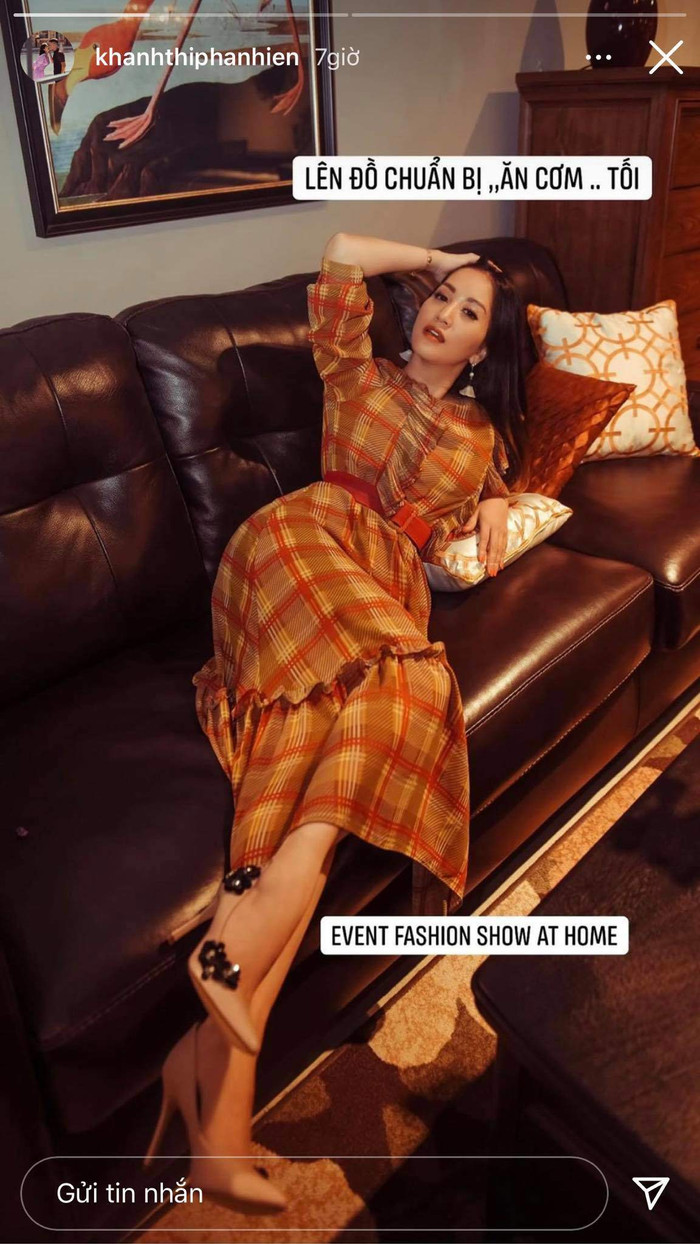Khánh Thi từng chuẩn bị váy áo, chụp ảnh xinh tươi ăn cơm tối với tâm trạng cực vui vẻ, thật khó hiểu cô lại thay đổi chỉ sau vài giờ như vậy.&nbsp;