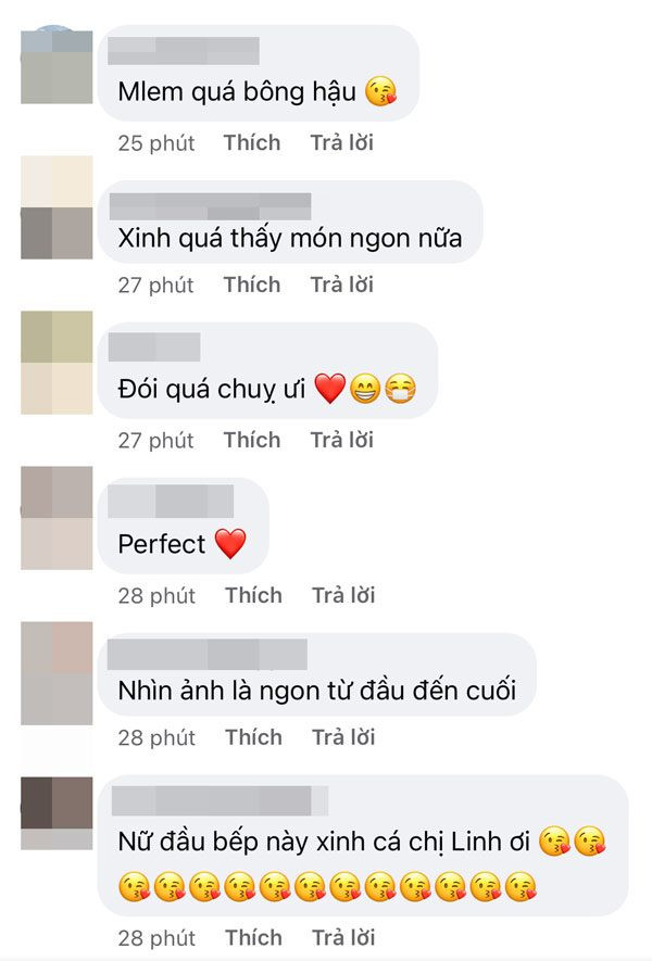 Rất nhiều bình luận có cánh dành cho người đẹp...