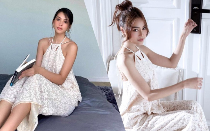 Hoa hậu Tiểu Vy và Ninh Dương Lan Ngọc chung một set đồ liệu có bị hai số phận? Ảnh 2