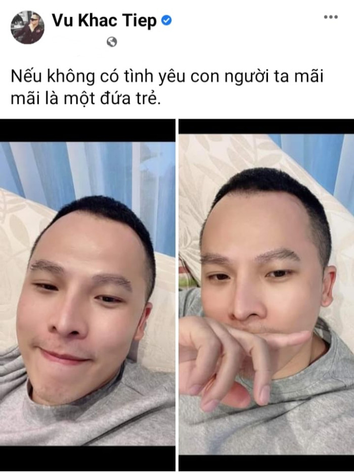 Dạo gần đây Vũ Khắc Tiệp không còn thường xuyên đăng tải hình ảnh 'sống ảo' thường xuyên như trước.