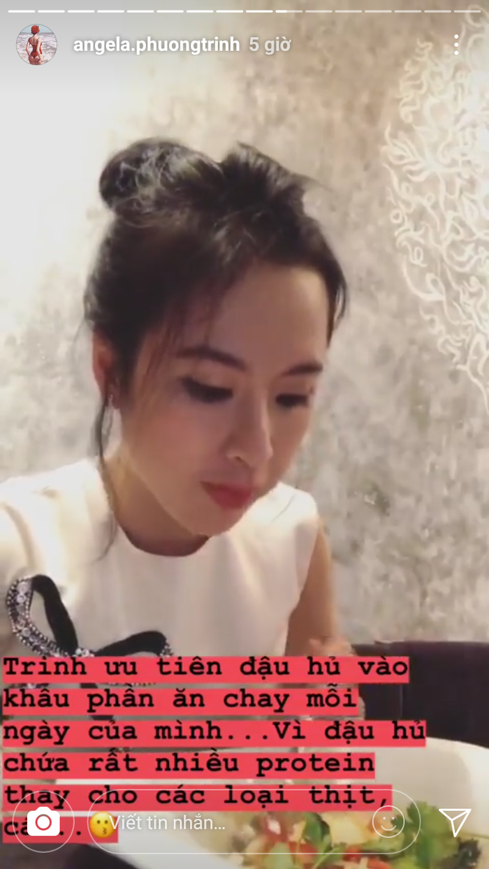 Thay cho thịt, cá, người đẹp ưu tiên bổ sung đậu hũ để cung cấp protein. 