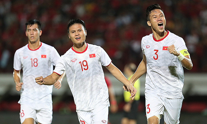 Quang Hải, Tiến Linh và Quế Ngọc Hải là 3 ngôi sao của tuyển Việt Nam được AFC đánh giá cao.