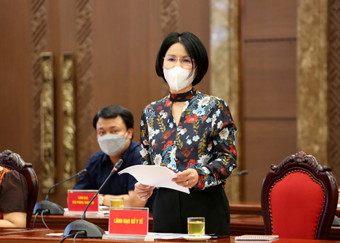 Bà Trần Thị Nhị Hà, Giám đốc Sở Y tế Hà Nội.