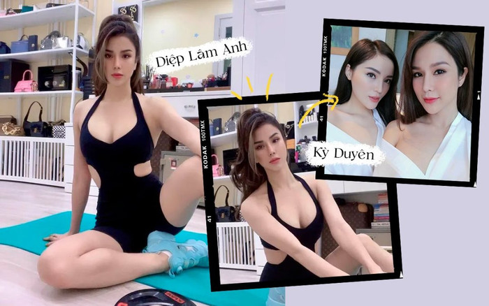 Khoe body bốc lửa sau tin đồn ly hôn, Diệp Lâm Anh gây 'lú' vì giống Kỳ Duyên như đúc Ảnh 2