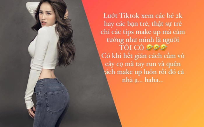 Bảo Thy đăng hình body bốc lửa than thở không bắt kịp trend makeup với giới trẻ Ảnh 2