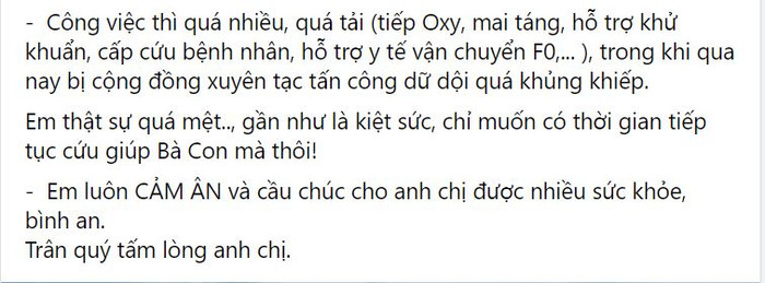 'Tâm thư' mới nhất của Trưởng nhóm thiện nguyện Nhất Tâm gửi đến vợ chồng CEO Đại Nam