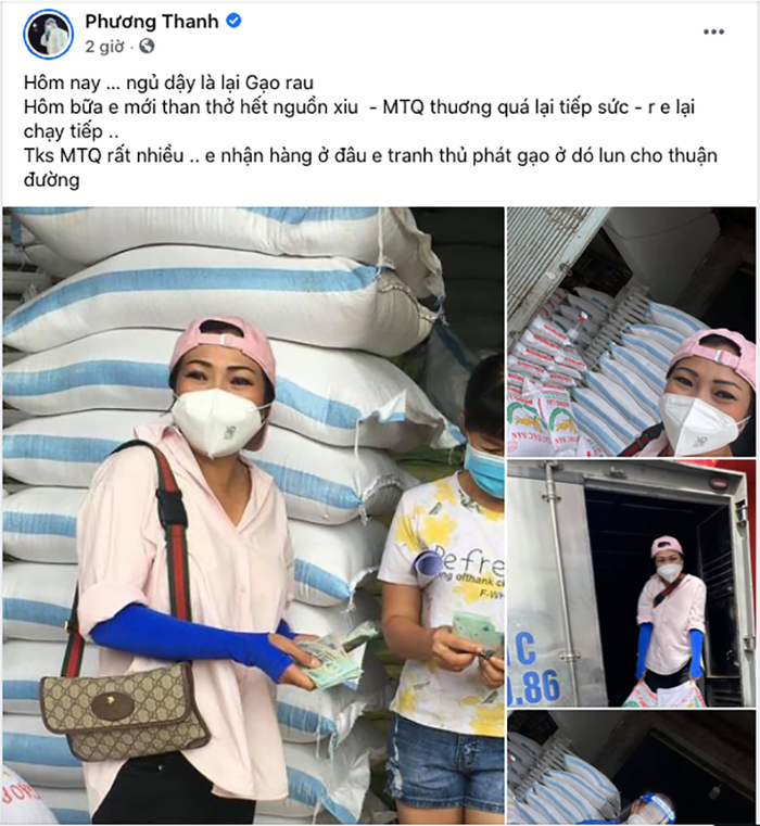 Nữ ca sĩ chọn cách sao kê thẳng thắn.