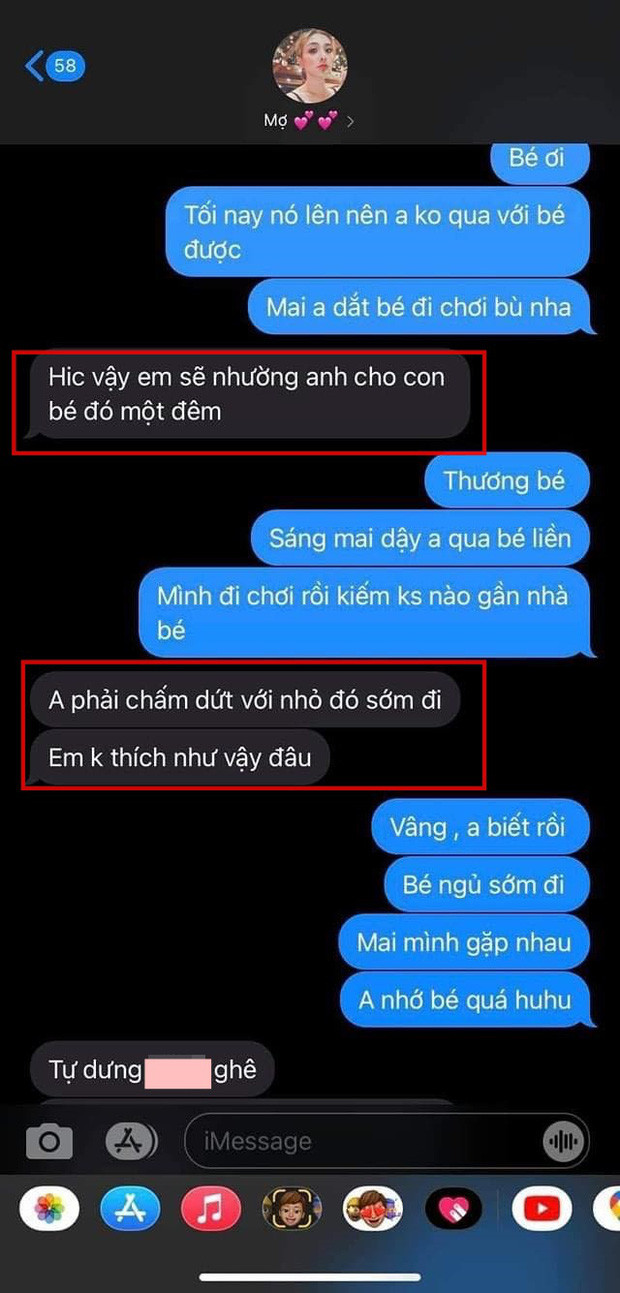 Lộ tin nhắn cho rằng Miko Lan Trinh mới là 'trà xanh' cướp bồ người khác? Ảnh 2