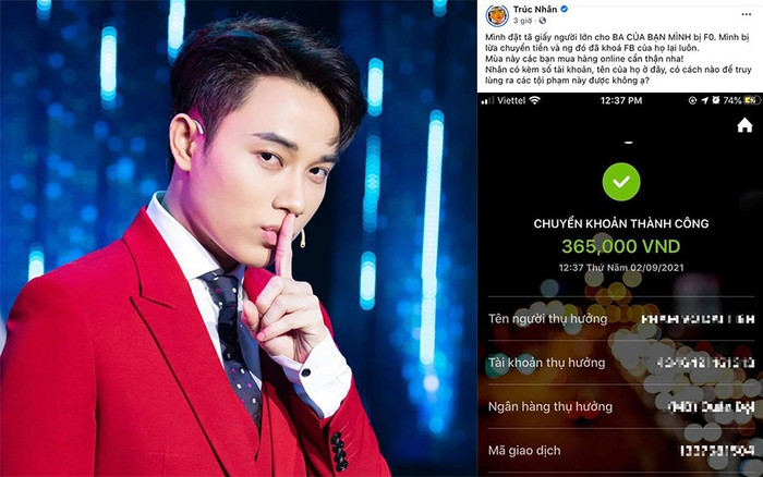 Bị người lạ lừa chuyển tiền, một nam ca sĩ Việt nổi tiếng cầu cứu netizen và không quên 'đá xéo' kẻ xấu Ảnh 2