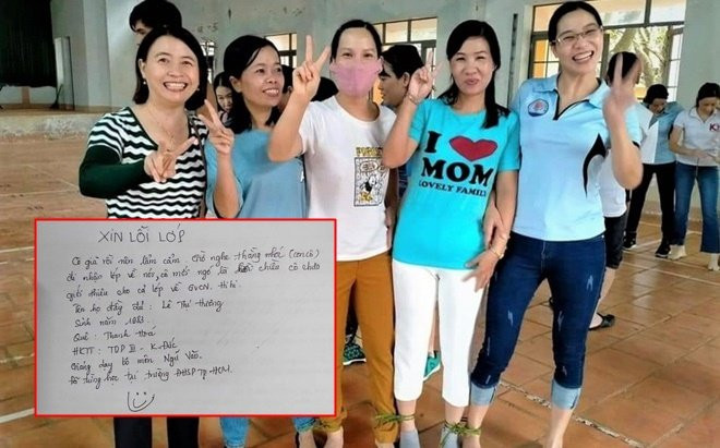 Quên giới thiệu tên trong ngày nhận lớp, cô giáo viết bức 'xin lỗi' cực đáng yêu gửi học trò Ảnh 2