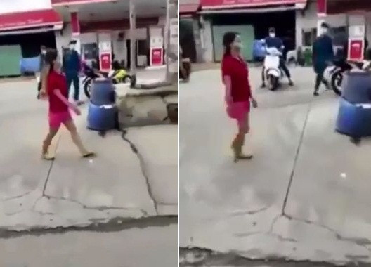 Người phụ nữ khiến hàng chục cán bộ phải truy đuổi.