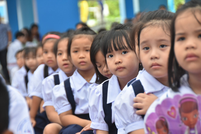 Bộ GD&ĐT yêu cầu việc tổ chức dạy học trực tuyến cho học sinh lớp 1, lớp 2 phải đảm bảo phù hợp với tâm lý lứa tuổi. Ảnh minh họa