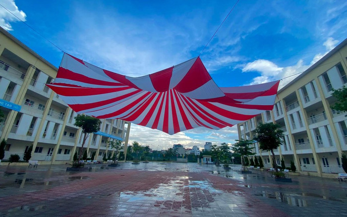 Lễ khai giảng đặc biệt nhất, 'có một không hai' từ trước tới nay tại Trường THCS Ngọc Thuỵ - Hà Nội Ảnh 2