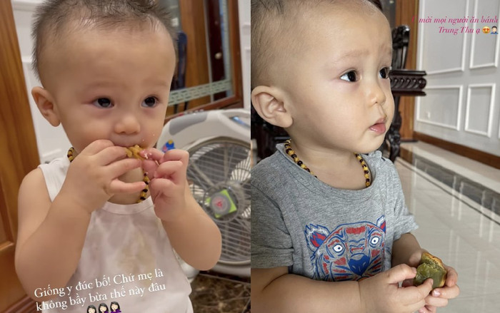 Vợ Duy Mạnh mượn hình ảnh con trai để 'tố' chồng khiến fan cười hả hê Ảnh 2